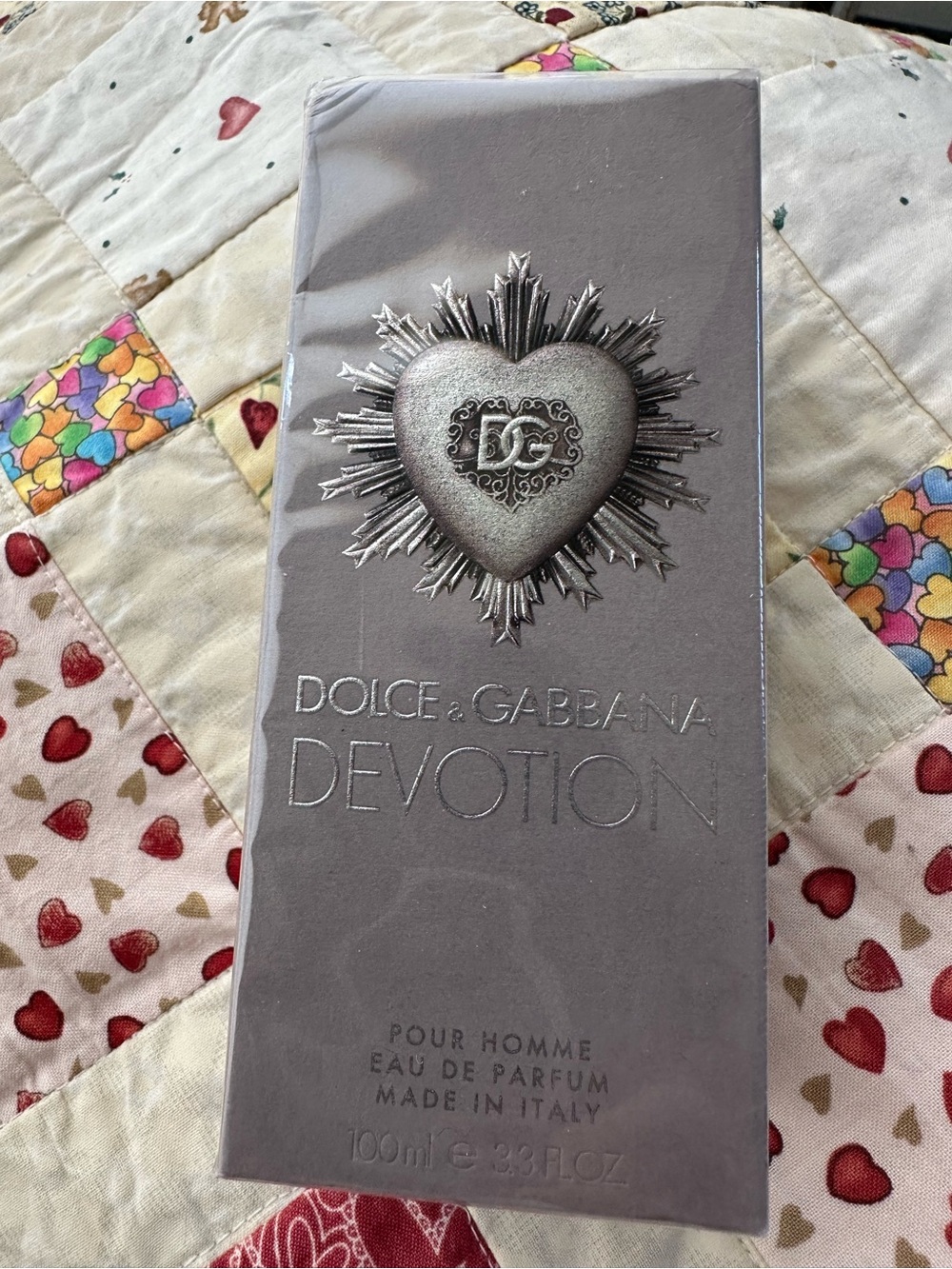🩶 Dolce & Gabbana Devotion Pour Homme - Silver Metallic Box